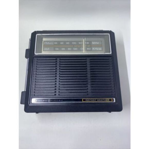 General Electric FM/AM Instant Weather Radio Model 7-2841A Vintage TESTED WORKS - Picture 8 of 13